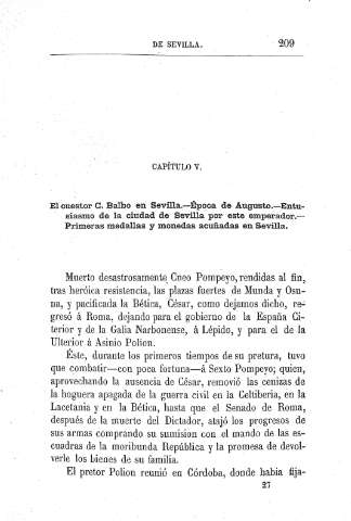Capítulo V.