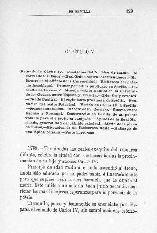 Capítulo V.