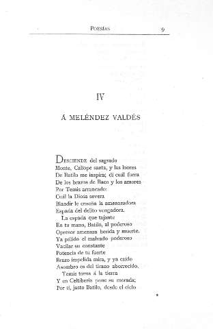 IV. Á Meléndez Valdés