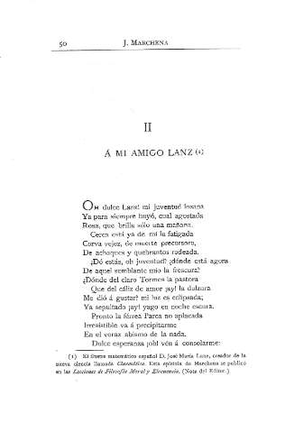 II. Á mi amigo Lanz