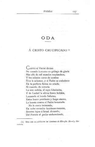 Oda. Á Cristo crucificado