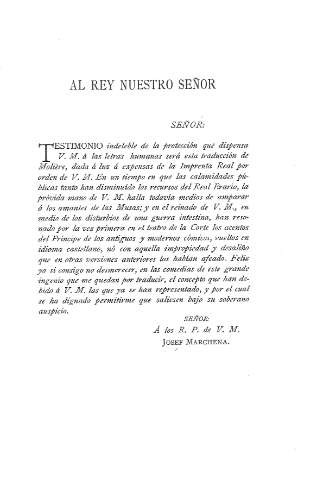 Al rey nuestro señor