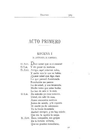 Acto primero