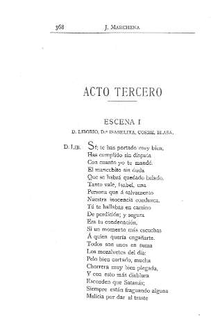 Acto tercero