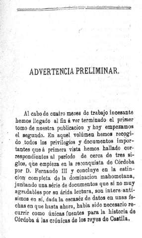 Advertencia preliminar