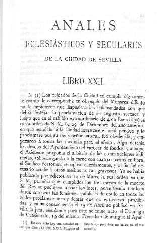 Anales eclesiásticos y seculares de la ciudad de Sevilla. Libro XXII.