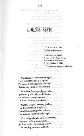 Romance Sexto