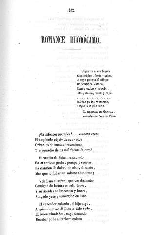 Romance Duodécimo
