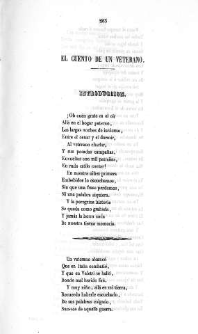 El Cuento de un veterano