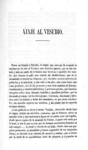 Viaje al Vesubio