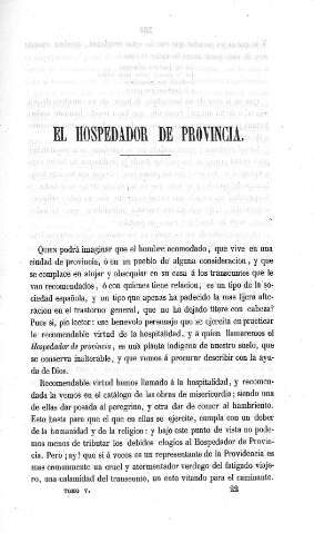 El Hospeador de Provincia