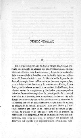 II. Período cristiano