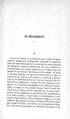 IV. El Renacimiento