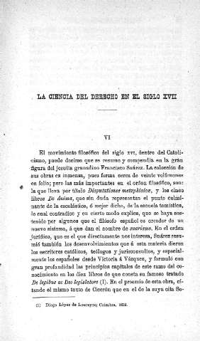 VI. La ciencia del derecho en el siglo XVII