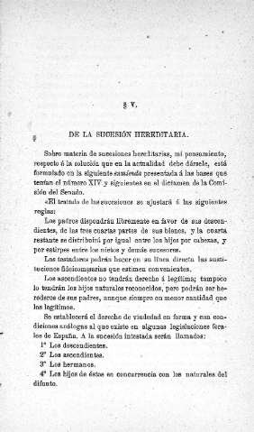 IV. De la sucesión hereditaria