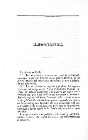 Lección II. Preliminares