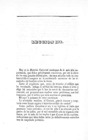 Leccion III. Preliminares