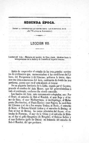 Segunda Época. (Desde la dispersión de las gentes hasta las Olimpiadas; en el año 776 antes de Jesucristo)