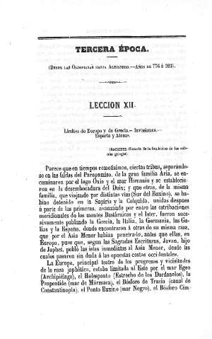 Tercera Época. (Desde la Olimpiadas hasta Alejandro. Años de 776 á 323)
