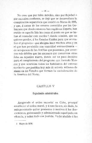 Capitulo V. Organización administrativa