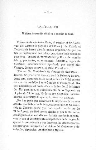 Capitulo VII. Mi última intervención oficial en la cuestion de Cuba