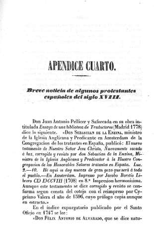 Apéndice Cuarto