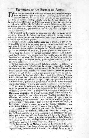Descripicion de los escudos de armas