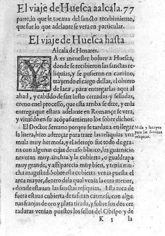 El viaje de Huesca hasta Alcala de Henares