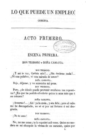 Acto Primero