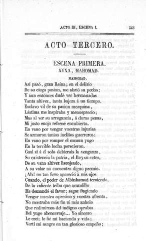 Acto Tercero