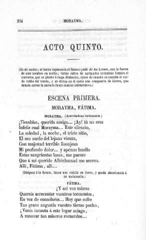 Acto Quinto