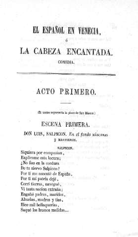 Acto Primero