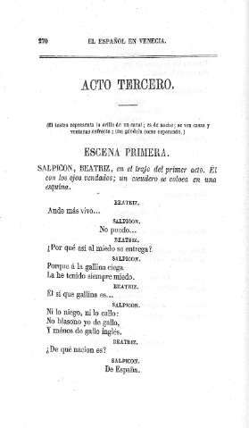 Acto Tercero