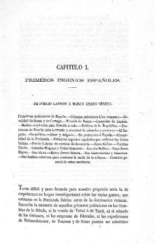 Capitulo I. Primeros ingenios españoles