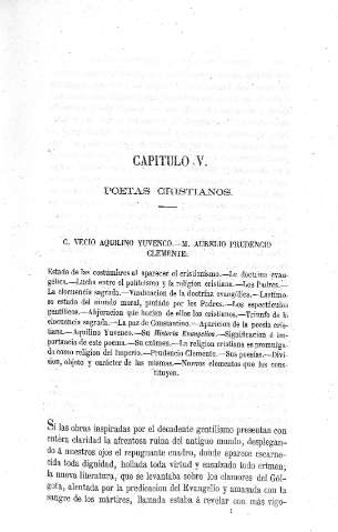 Capitulo V. Poetas cristianos