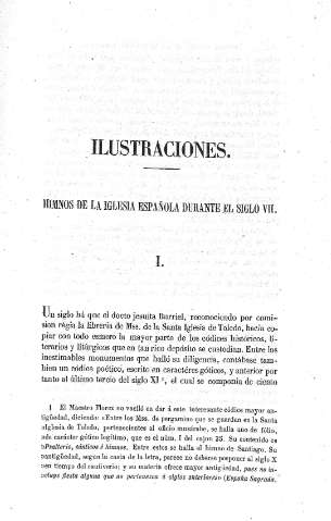 Ilustraciones. Himnos de la iglesia española durante el siglo VII.