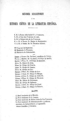 Señores suscriptores