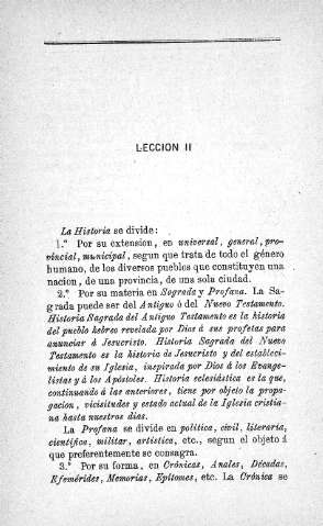 Lección II.