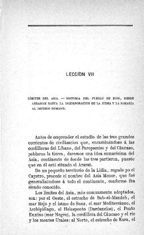 Lección VII. Límites del Asia
