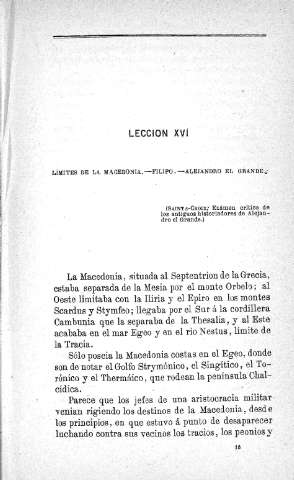 Lección XVI. Límites dela Macedonia