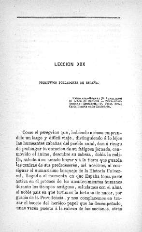 Lección XXX. Primeros pobladores de España