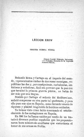 Lección XXXIV. Segunda Guerra Púnica