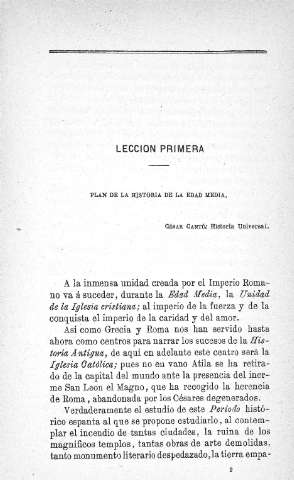Lección Primera