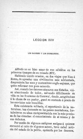 Lección XXV. Los daneses y los normandos