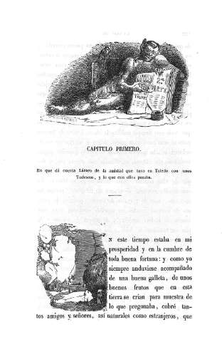Capitulo Primero. En que dá cuenta Lázaro su amistad que tuvo en Toledo...