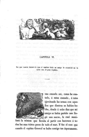 Capitulo VI. En que cueta Lázaro lo que al capitán Licio su amigo le aconteció...