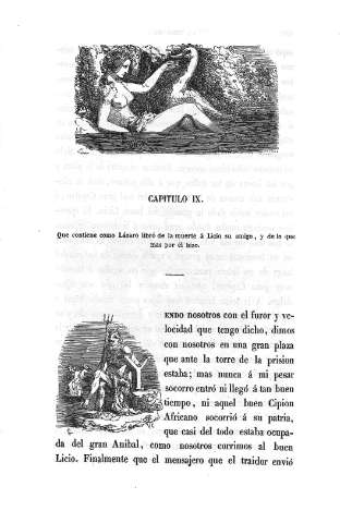 Capitulo IX. Que contiene como Lázaro libró de la muerte á Licio su amigo,...