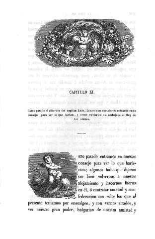 Capitulo XI. Como pasado el albotoro del capitan Licio,...