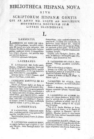 Bibliotheca hispana nova sive hispanorum...