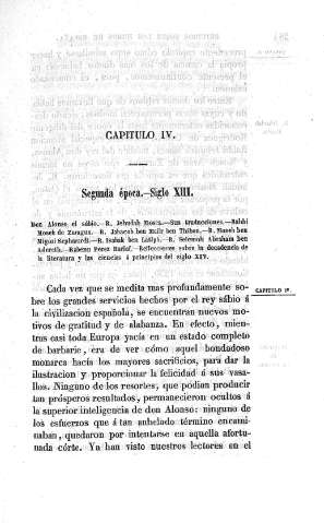 Capitulo IV. Segunda época. Siglo XIII.